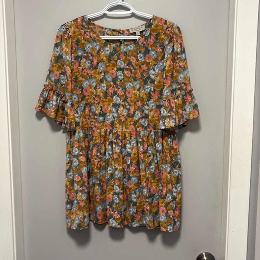 Hayden Floral Babydoll Cottage Core Picnic Ready